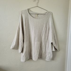 J Jill drop sleeve kimono sweater